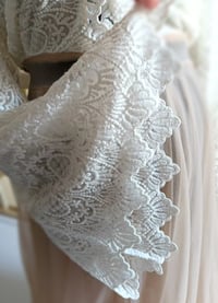 Image 3 of Maternity/non maternity photosession dress Juliette size S-M-L | pastel beige | off white