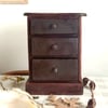 Antique mini drawers