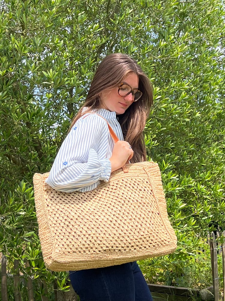 Image of Grand Sac en Raphia MYA 