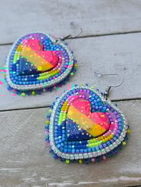 Image 2 of Pan Pride earrings 