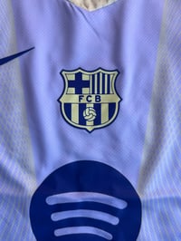 Image 3 of     FC Barcelona Sky Blue Away Jersey – Spotify Edition