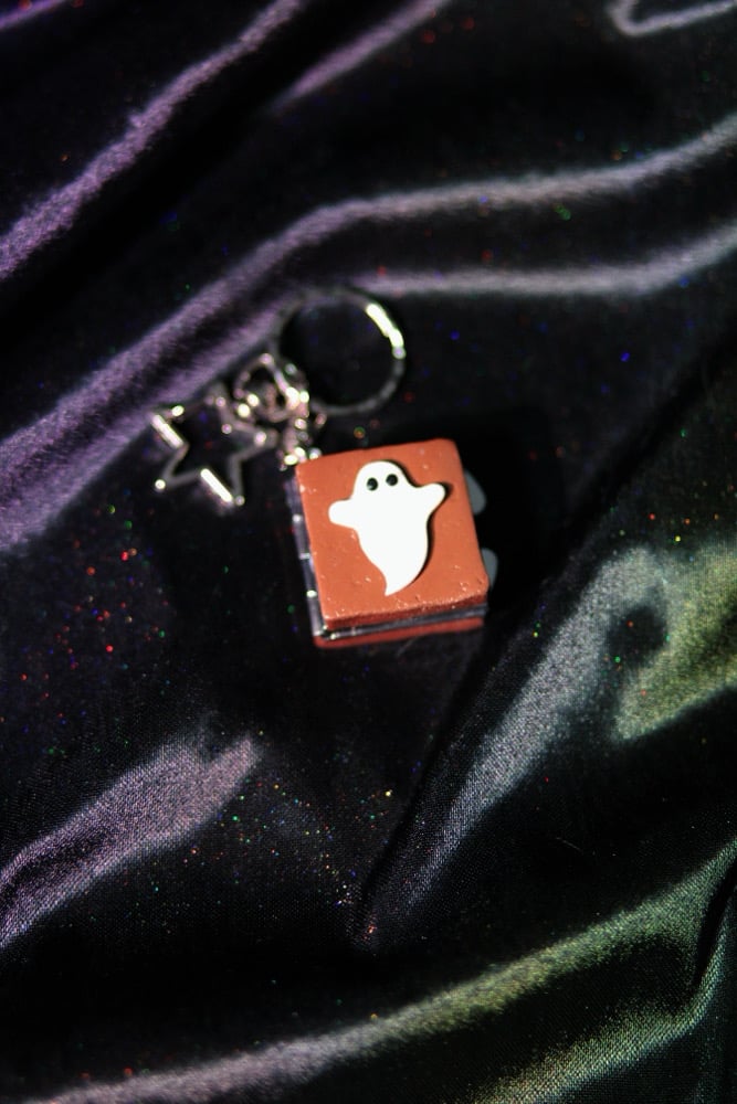 Image of Ghost Brownie Keychain Mirror