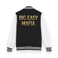 Image 2 of Big Easy Mafia Heavyweight letterman jacket