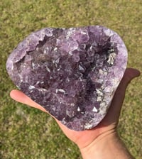 Image 18 of Amethyst With Calcite & Polished Edges #2185
