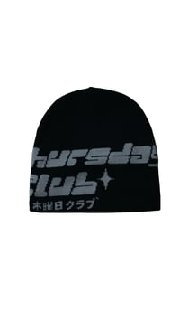 BLACK/GREY BEANIE