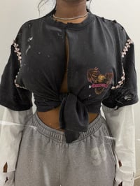 Image 1 of R Baby Pink Eagle Tie Tee 