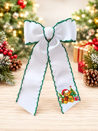 Image 1 of Moonstitch bow with decal