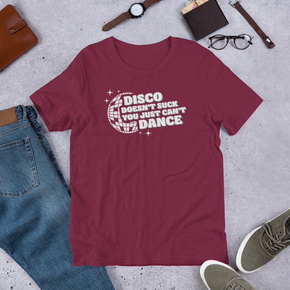 Disco Dancer Tshirt - white print | GroovekittyShop