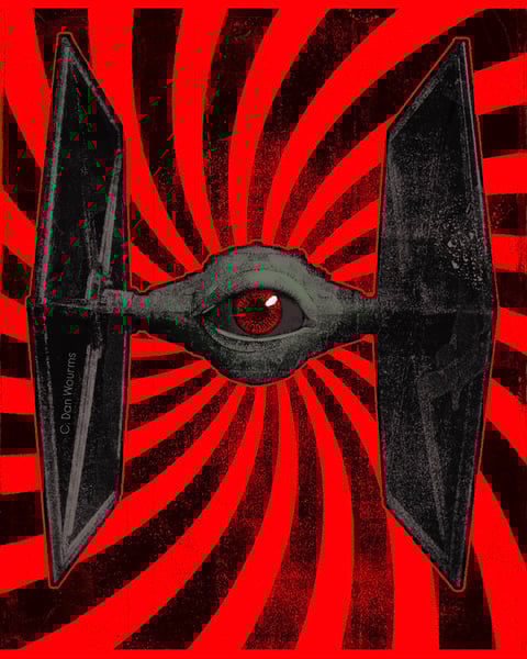 Image of DarkSide EyeFighter 8”x10” print