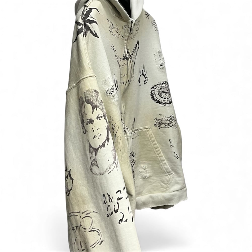 Image of Balenciaga 2023 Tat Zip up