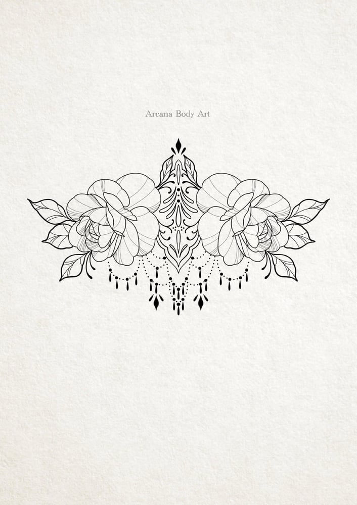 Image of Sternum Roses Et Bijoux