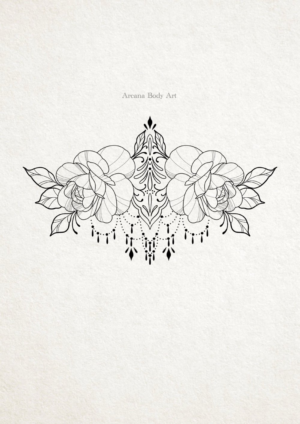 Image of Sternum Roses Et Bijoux