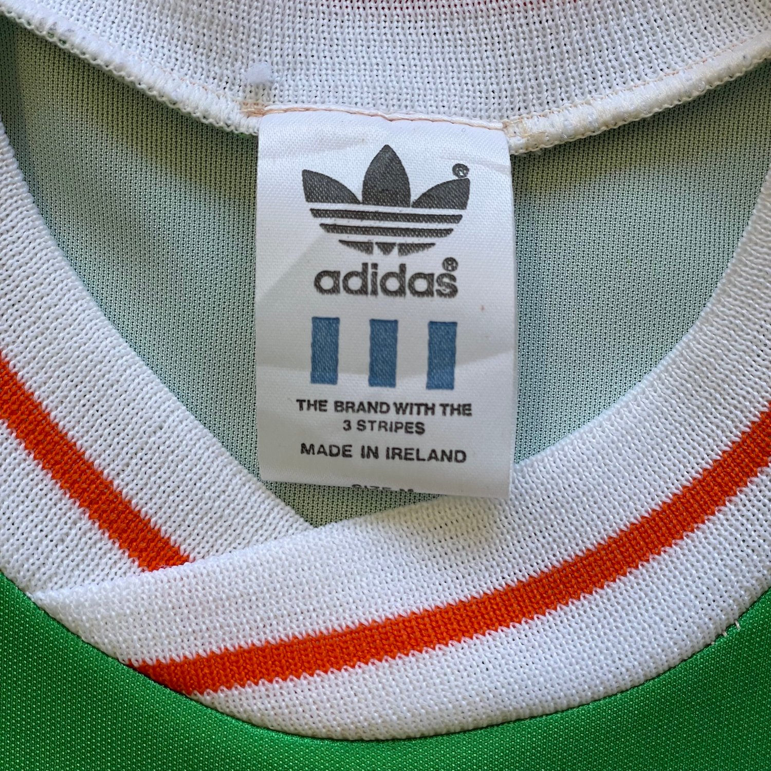 Image of RARE 1989 Adidas Ireland shirt size medium 