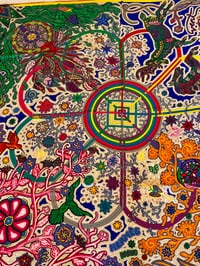 Image 14 of Hermès Cashmere Shawl "L'Arbre du Vent" by Montserrat Gonzalez-Lugo 140cm