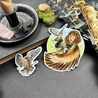 Image 3 of Birds of Prey Witch Sticker Duo