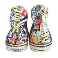 Image 5 of '18 Vetements Graffiti Sneakers - 9.5