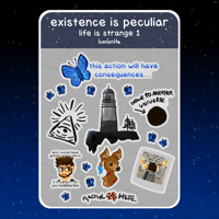 Image 1 of life is strange 1 - sticker sheet!