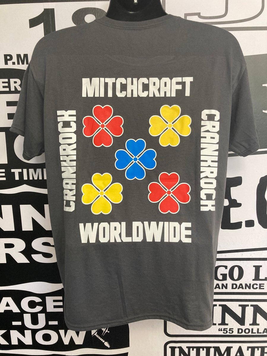 Image of MITCHCRAFT X CRANKROCK WORLDWIDE UNIVERSAL SYMBOL Tshirt