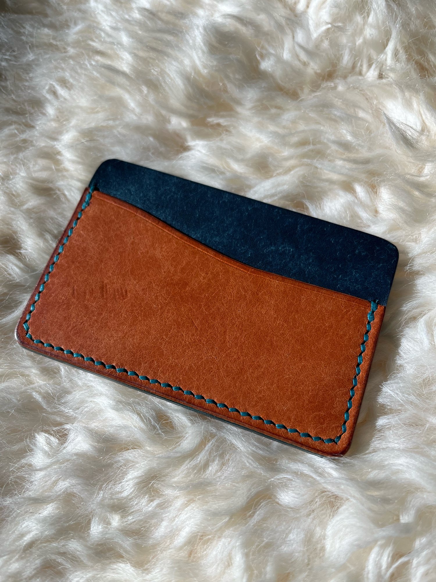 Image of Olmo/Sapphire Pueblo Horizontal Cardholder 