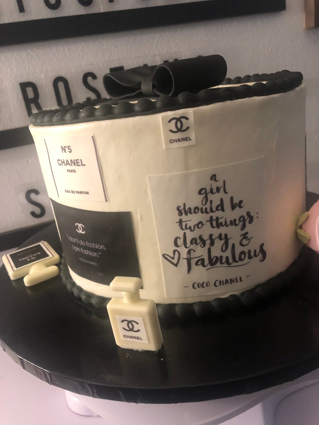 Image of Luxury Label Theme Cake