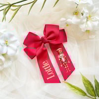 Image 2 of Christmas Bows- Red