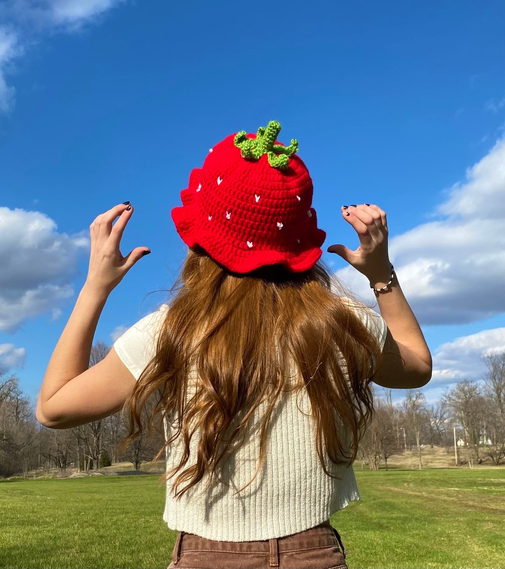 Image of strawberry hat