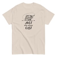 Image 7 of Unisex classic tee,  Just One More Cast T-Shirt | Funny Fishing Angler Graphic Tee