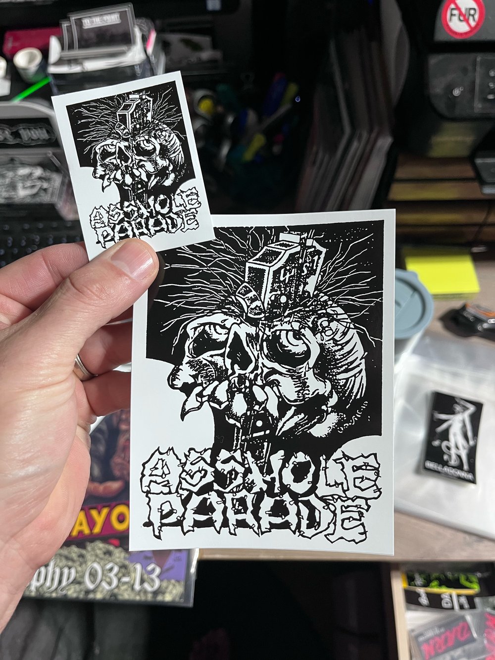 Assholeparade "Pushead" Sticker (2 Sizes)