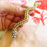 Image 4 of NATURAL PEARL SNAKE BROOCH
