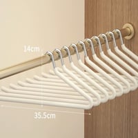 Image 3 of 10PCS Non-Slip Metal Hangers – Colorful PVC Coated Space-Saving Clothes & Towel Hangers