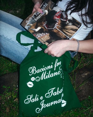 Bacioni from Milano, Sali e Tabacchi Journal Tote Bag
