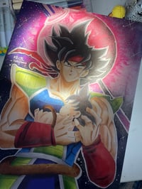 Image 3 of Bardock & Baby Goku Acrylglas