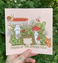 Garden Folk print