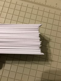Image 2 of 135 ACEO Cards ~ Blank 110 lb Cardstock ~ 2.5 x 3.5 White 2½ x 3½ ATC Art