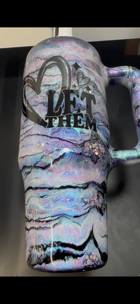Image of 40oz ghost let them decal