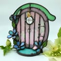 Floral Fairy Door Candle Holder 