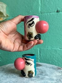 Image 2 of  ✿ pastel goth clown shotglass  ✿ 