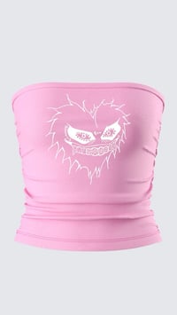 Gwap Heart Pink Tube Top 