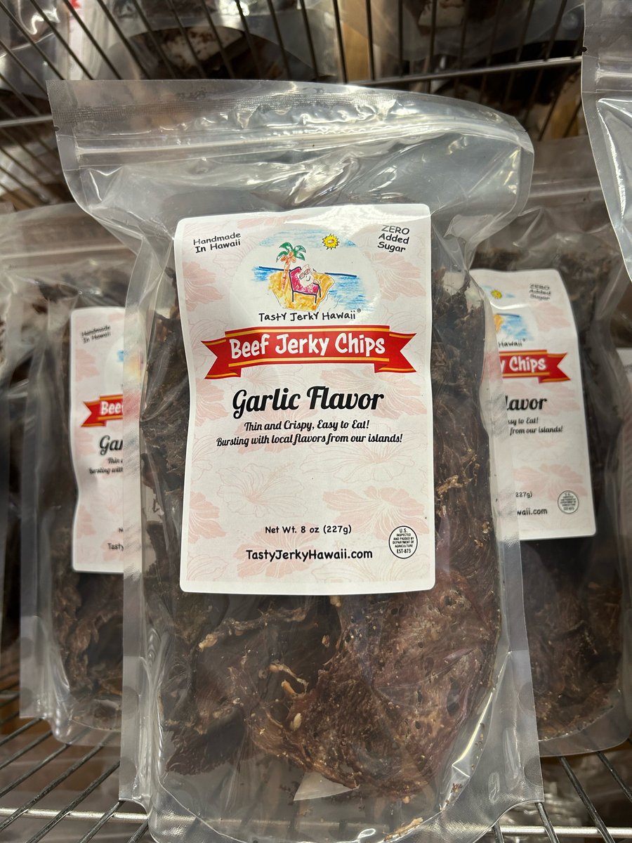 Image of Crispy beef jerky garlic No sugar added