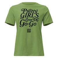 Image 3 of LOVEDCGOGO "PRETTY GIRLS LOVE" - Light - Women's Relaxed T-Shirt (see color options)