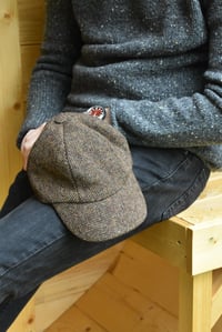 Image 2 of Irish Tweed Baseball Cap - Made by Hanna Hats of Donegal 