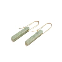 Image 1 of Idocrase Point Earrings