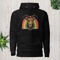 Image 2 of Rainbow Brown Hoodie (Unisex - Multiple Colors)