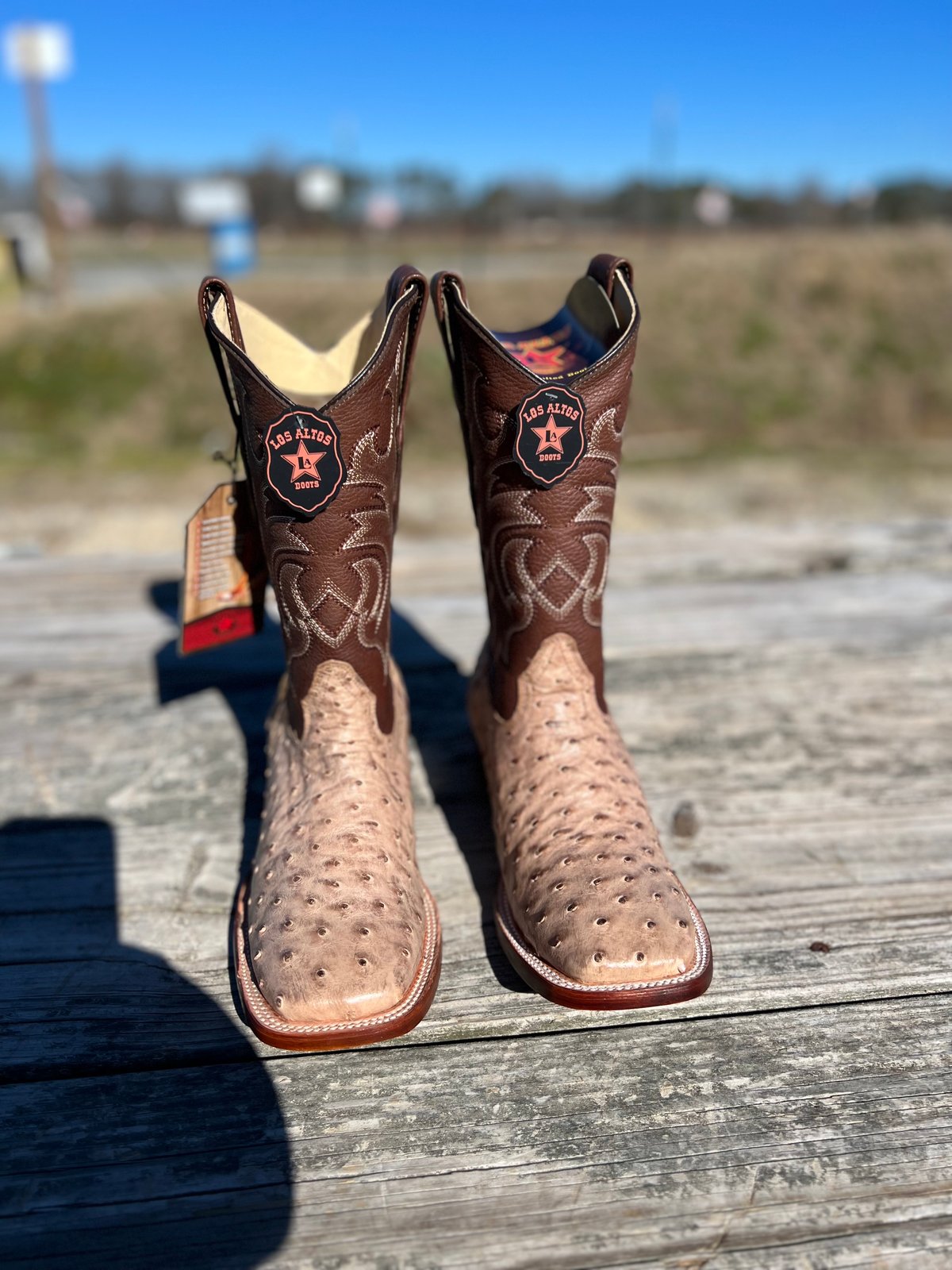 Los altos ostrich boots hotsell