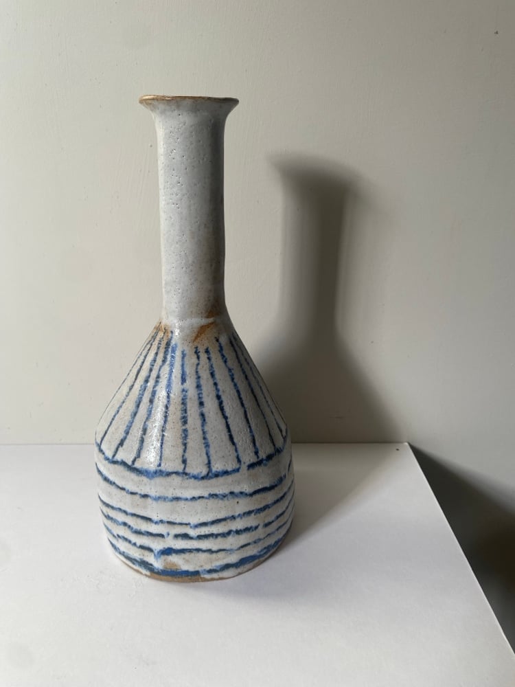 White Bottled (chalky blue lines) Image 5