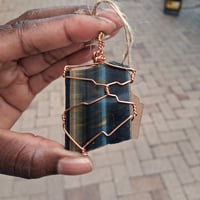 Image 1 of Blue Tiger's Eye Necklace