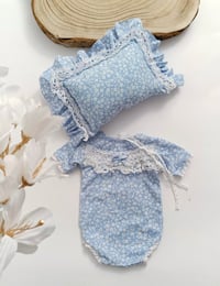 Image 1 of Newborn girls blue set Melanie