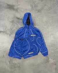Image 1 of ROYAL BLUE REFLECTIVE FULLZIP NYLON WINDBREAKER