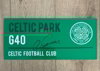 Image 2 of Signed Callum McGregor Celtic FC Street Sign