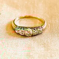 Image 2 of FIVE DIAMOND RING c.1910
